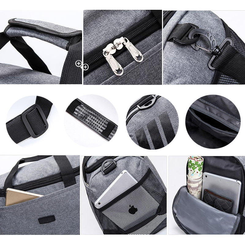 Men's Large Capacity Travel Bag – Lightweight Gym Duffel & Weekend Luggage Bag