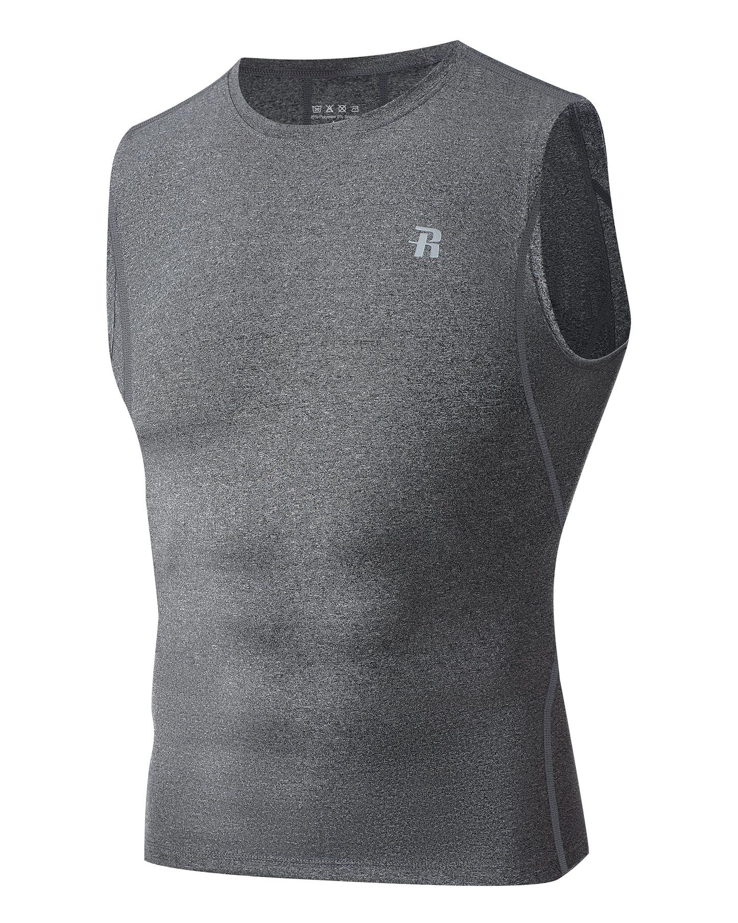 Men's Sleeveless Compression Tank Top – Quick Dry, 4-Way Stretch Gym & Running Shirt