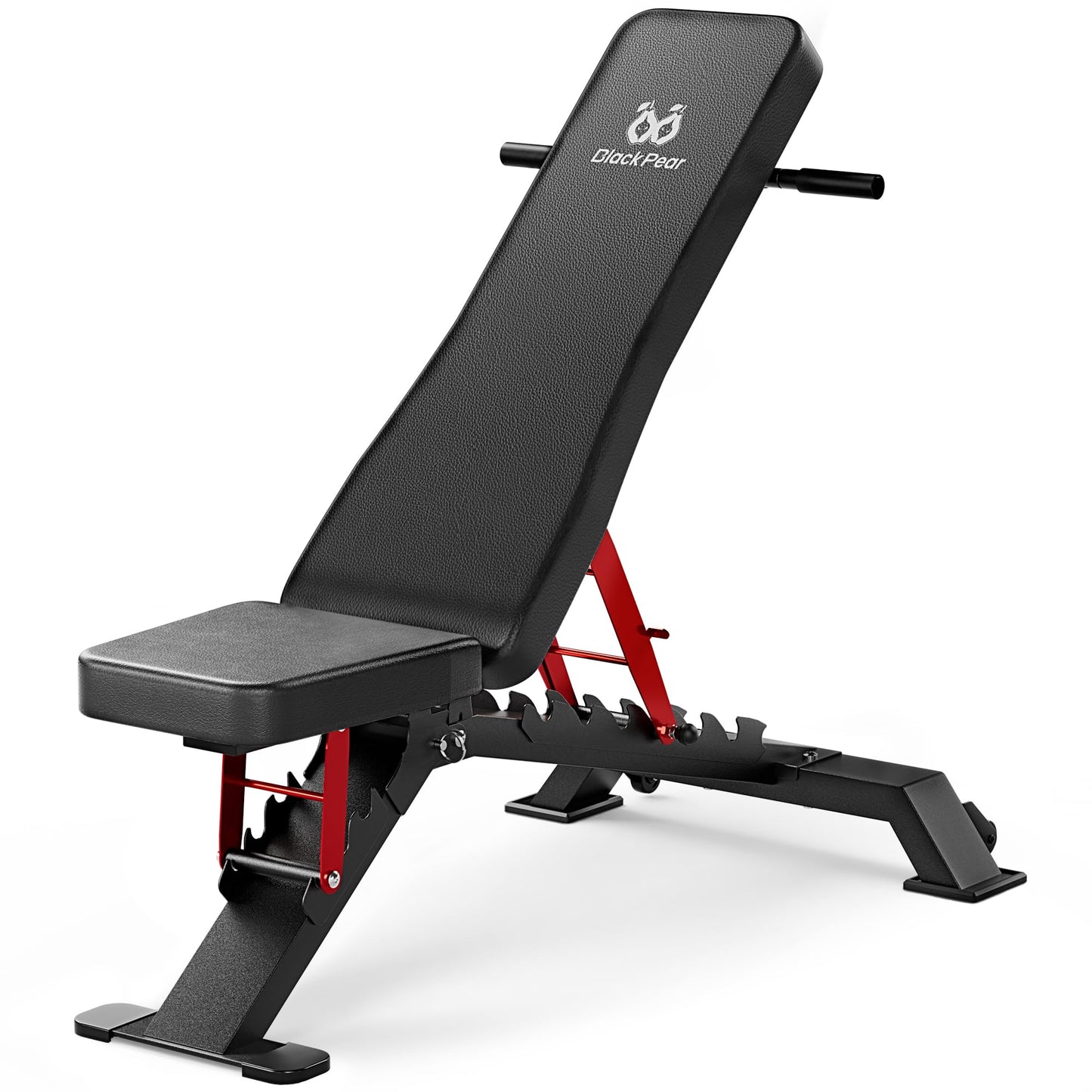 BlackPear Adjustable Weight Bench – 1300lb Capacity | Incline, Flat & Decline for Home Gym