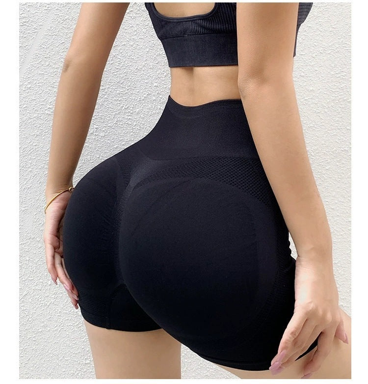 Women's Butt Lifting Seamless Yoga Shorts – Quick Dry Gym & Athleisure Leggings